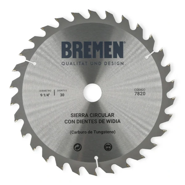 SIERRA CIRCULAR 9 ¼ -30 DTES.WIDIA (Ø25MM) BREMEN®